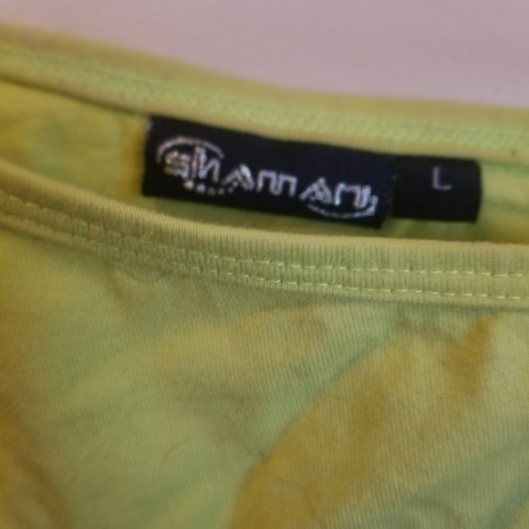 UV reactive festival top • Pixie Off Shoulder Crop  • Shaman - Picture 2 of 3